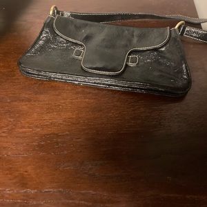 Talbots black leather hand bag. Great condition